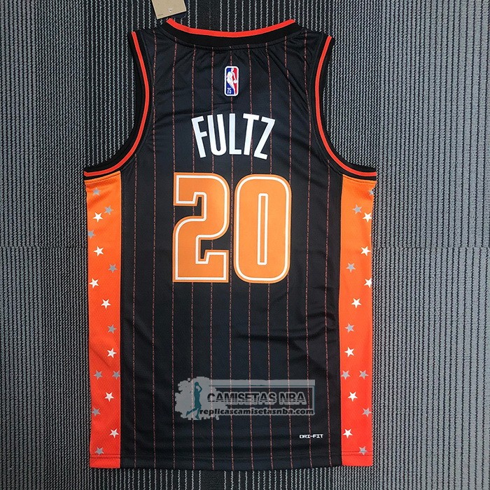 Camiseta Orlando Magic Markelle Fultz NO 20 Ciudad 2021-22 Marron